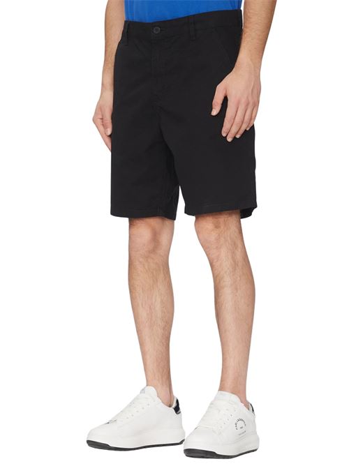 Short uomo neri in cotone Karl Lagerfeld jeans | A2M10121999